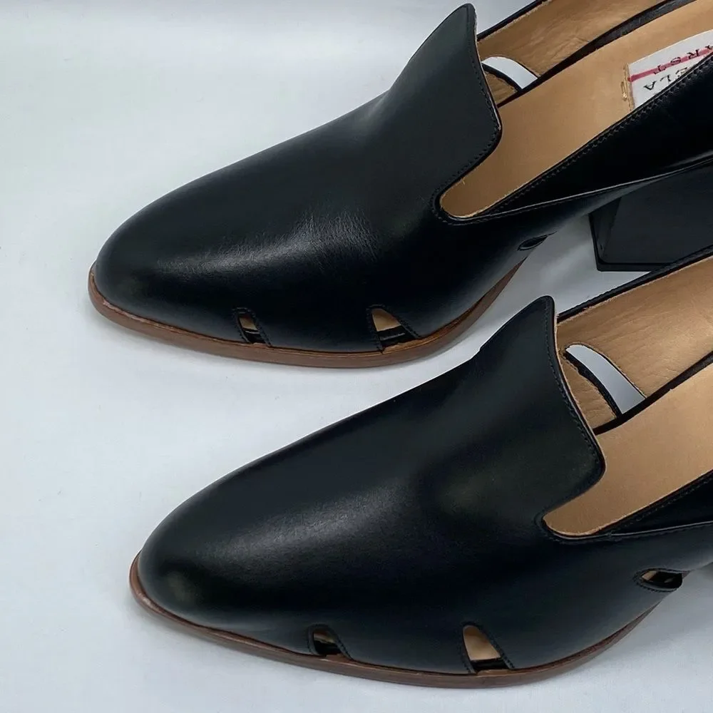 Gabriela Hearst Eliza 80MM Leather Loafers size 39